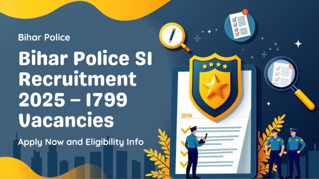 Bihar Police SI Recruitment 2025