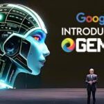 The Google Gemini AI interface displayed on multiple devices, showing its multi-modal capabilities.