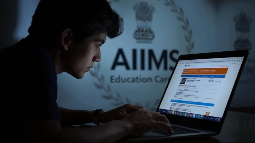 aiims ini cet admit card